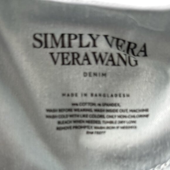 Simply Vera Wang jean shorts, size 14 - Picture 4 of 4